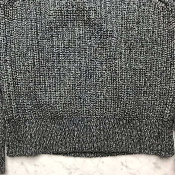 C. Wonder Grey Cable Knit Chunky Pullover Sweater - Picture 8 of 8